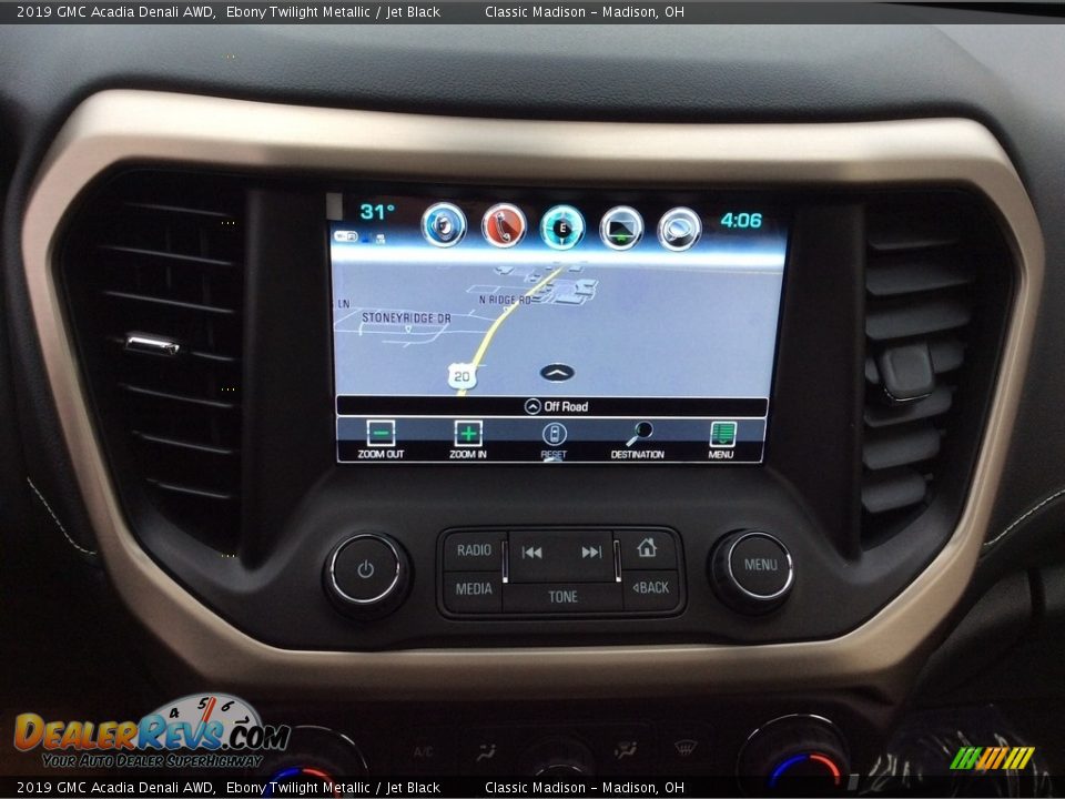 2019 GMC Acadia Denali AWD Ebony Twilight Metallic / Jet Black Photo #14