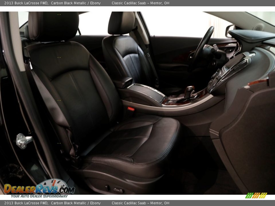 2013 Buick LaCrosse FWD Carbon Black Metallic / Ebony Photo #16