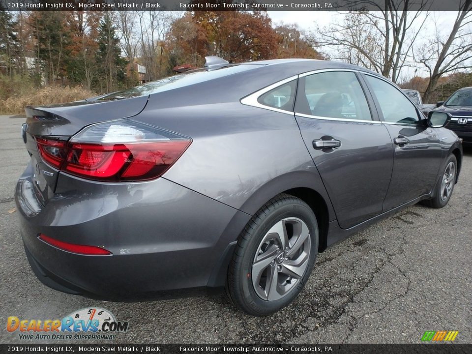 2019 Honda Insight LX Modern Steel Metallic / Black Photo #4