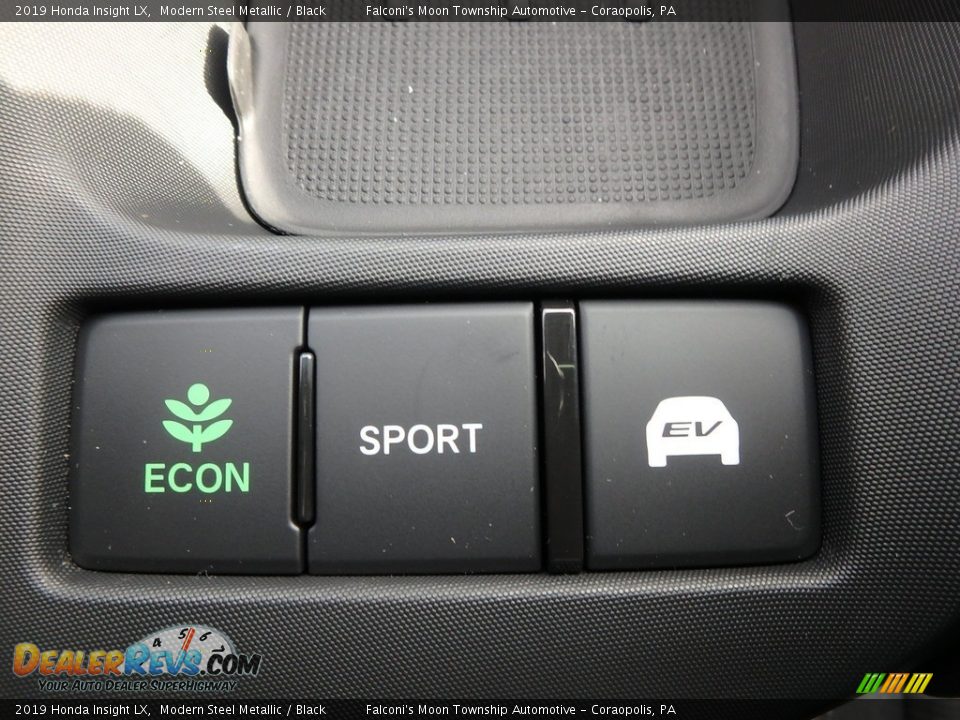 2019 Honda Insight LX Modern Steel Metallic / Black Photo #15