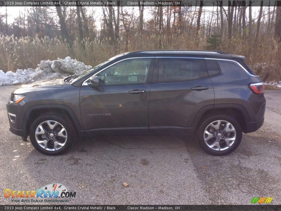 2019 Jeep Compass Limited 4x4 Granite Crystal Metallic / Black Photo #3