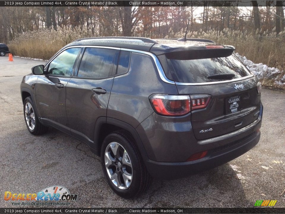 2019 Jeep Compass Limited 4x4 Granite Crystal Metallic / Black Photo #4