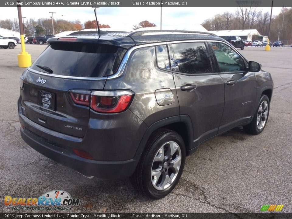 2019 Jeep Compass Limited 4x4 Granite Crystal Metallic / Black Photo #6