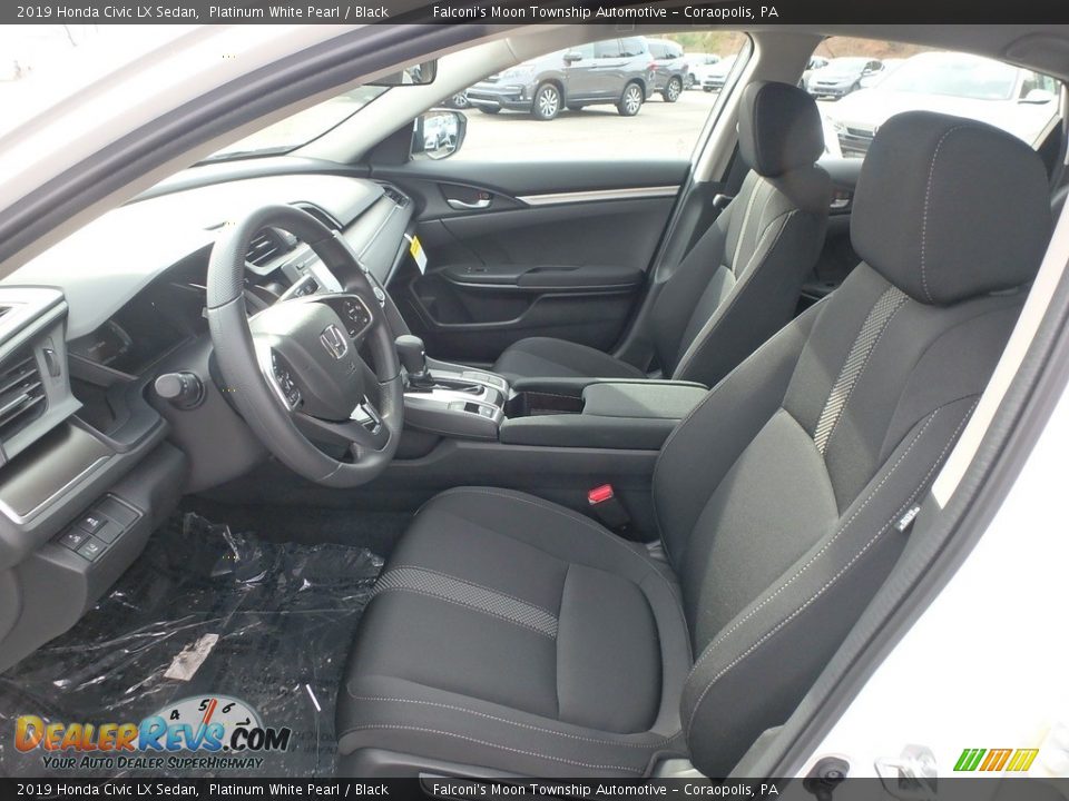 Front Seat of 2019 Honda Civic LX Sedan Photo #8