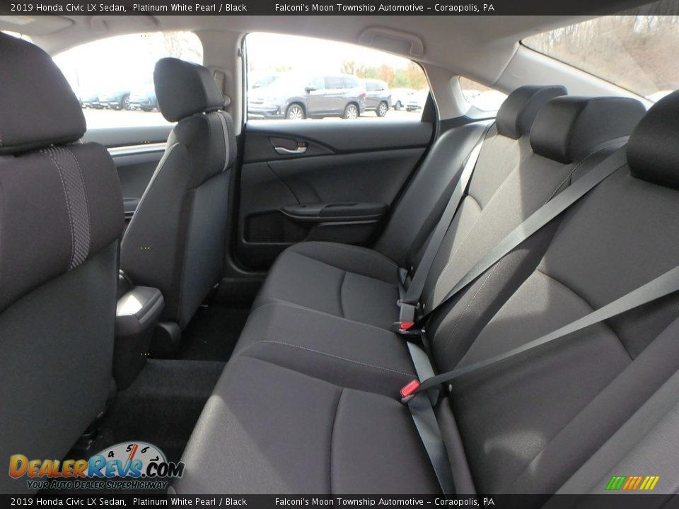 Rear Seat of 2019 Honda Civic LX Sedan Photo #9