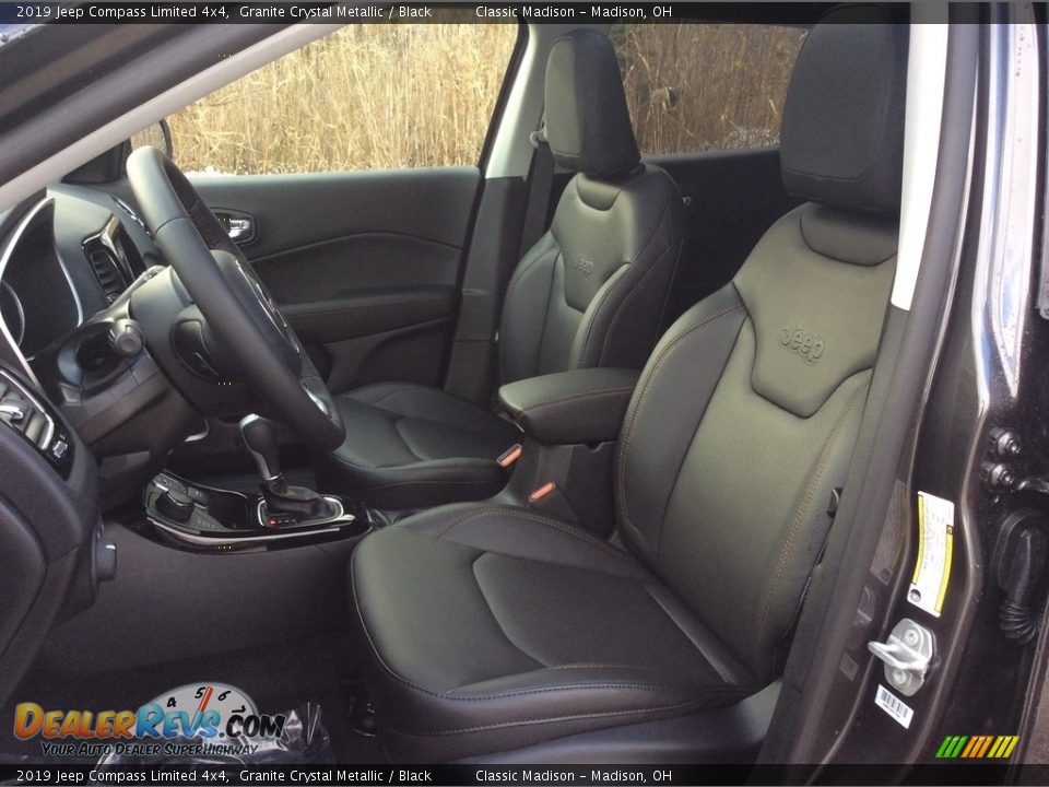 2019 Jeep Compass Limited 4x4 Granite Crystal Metallic / Black Photo #10