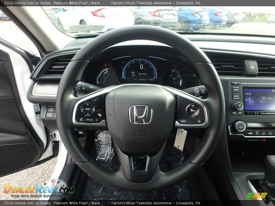 2019 Honda Civic LX Sedan Steering Wheel Photo #13