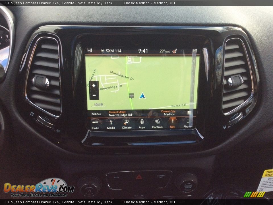 2019 Jeep Compass Limited 4x4 Granite Crystal Metallic / Black Photo #15