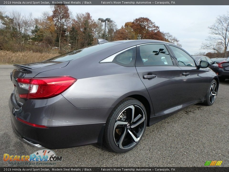 2019 Honda Accord Sport Sedan Modern Steel Metallic / Black Photo #4