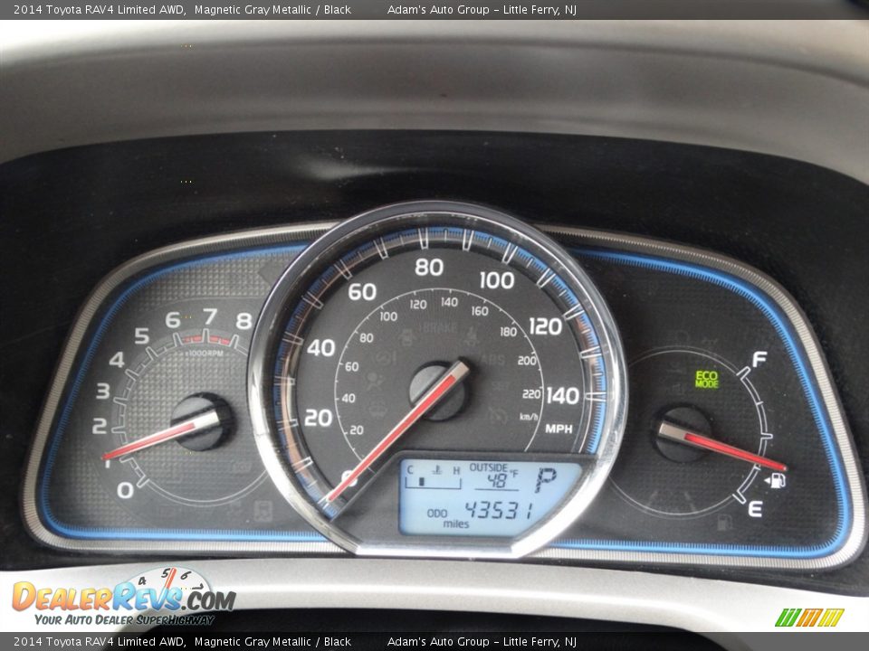 2014 Toyota RAV4 Limited AWD Magnetic Gray Metallic / Black Photo #11