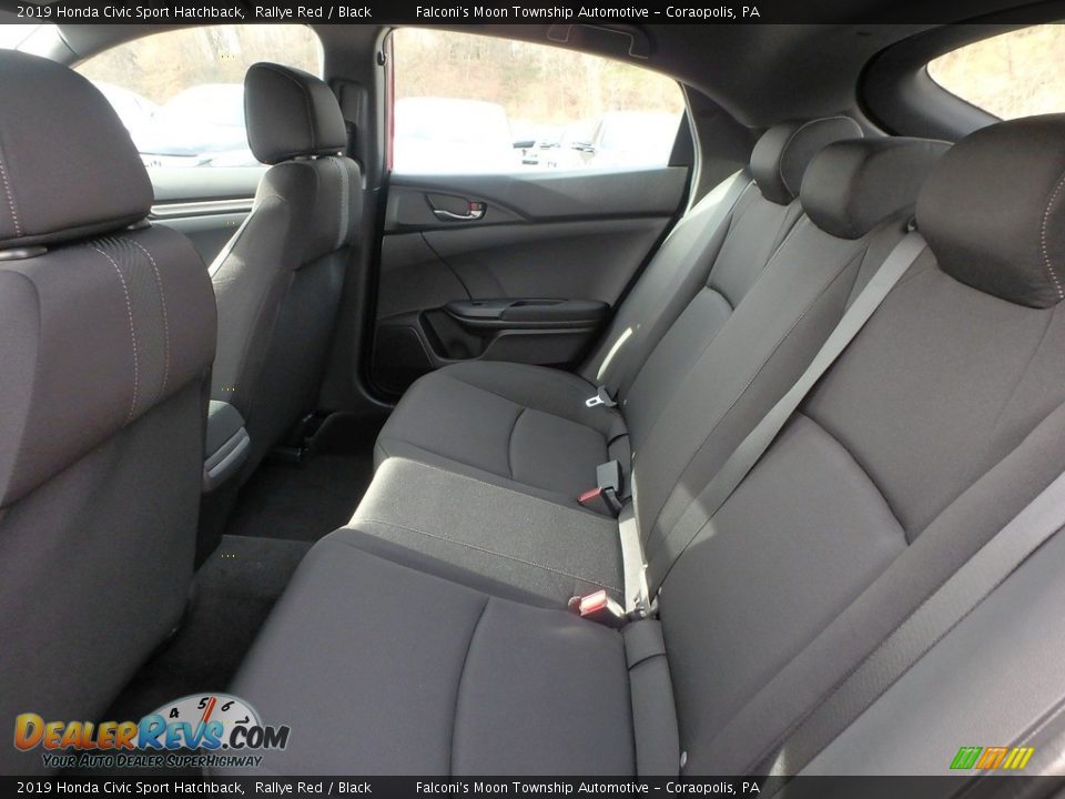 Rear Seat of 2019 Honda Civic Sport Hatchback Photo #9