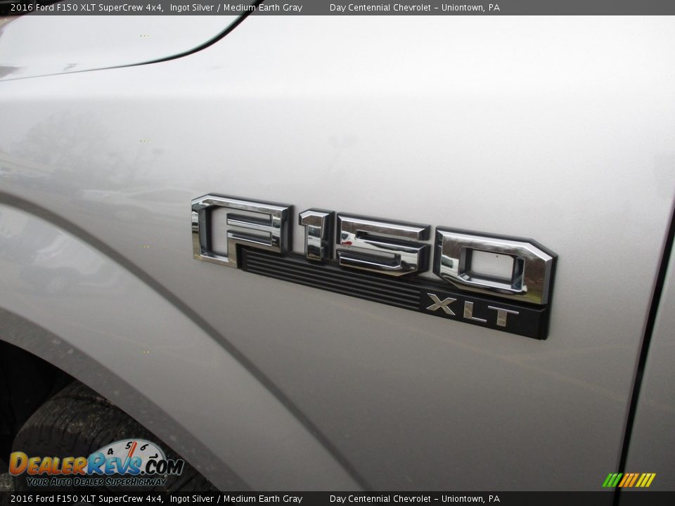 2016 Ford F150 XLT SuperCrew 4x4 Ingot Silver / Medium Earth Gray Photo #12