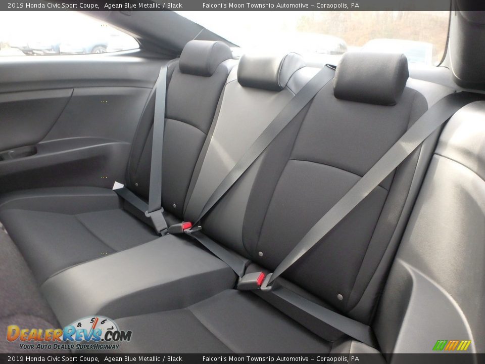 Rear Seat of 2019 Honda Civic Sport Coupe Photo #9