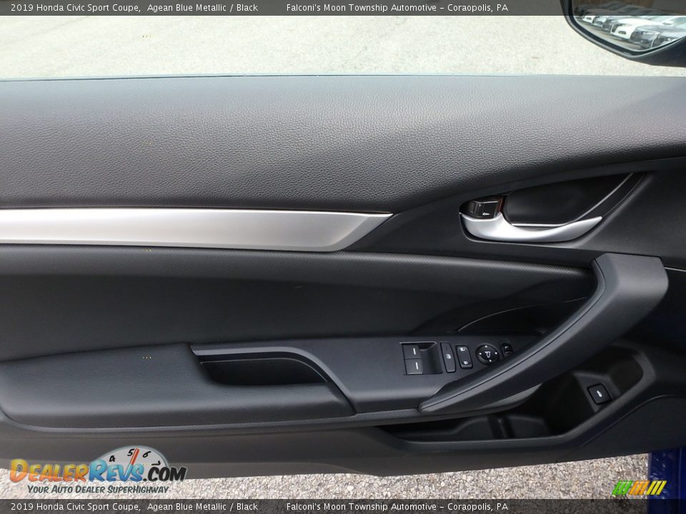Door Panel of 2019 Honda Civic Sport Coupe Photo #12