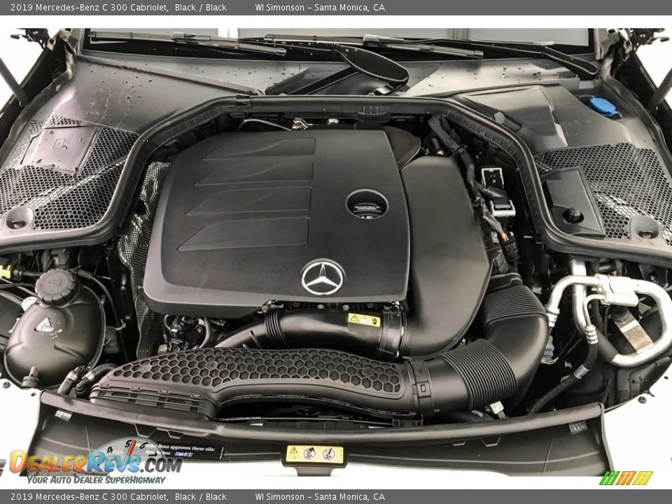 2019 Mercedes-Benz C 300 Cabriolet Black / Black Photo #8