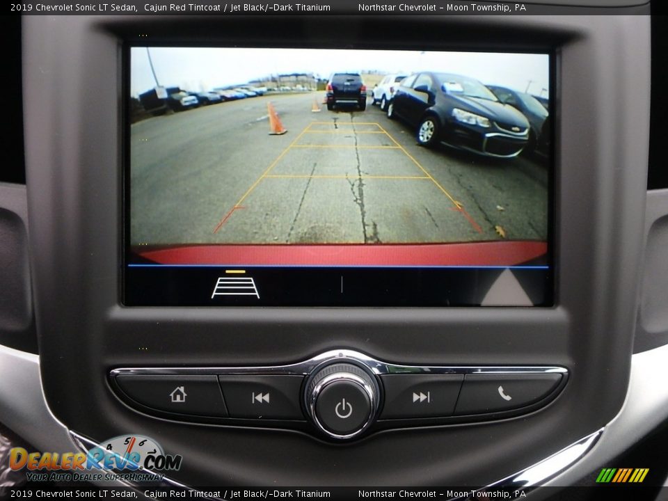 2019 Chevrolet Sonic LT Sedan Cajun Red Tintcoat / Jet Black/­Dark Titanium Photo #20