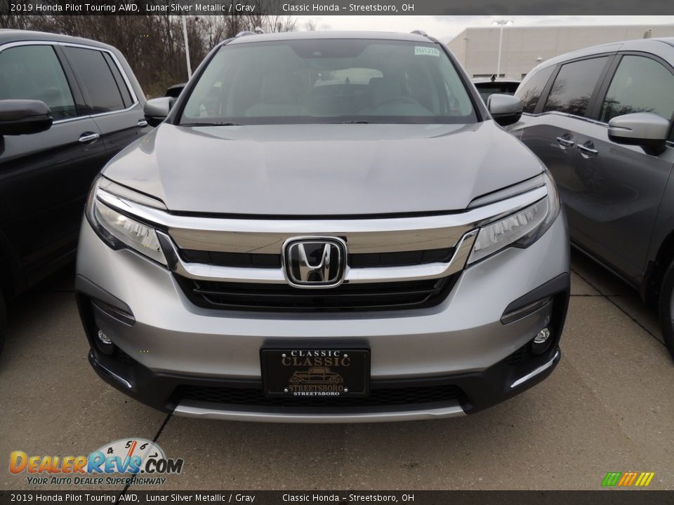 2019 Honda Pilot Touring AWD Lunar Silver Metallic / Gray Photo #2