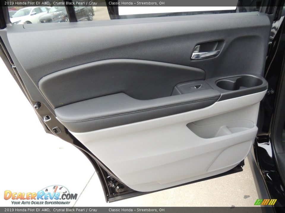 2019 Honda Pilot EX AWD Crystal Black Pearl / Gray Photo #9