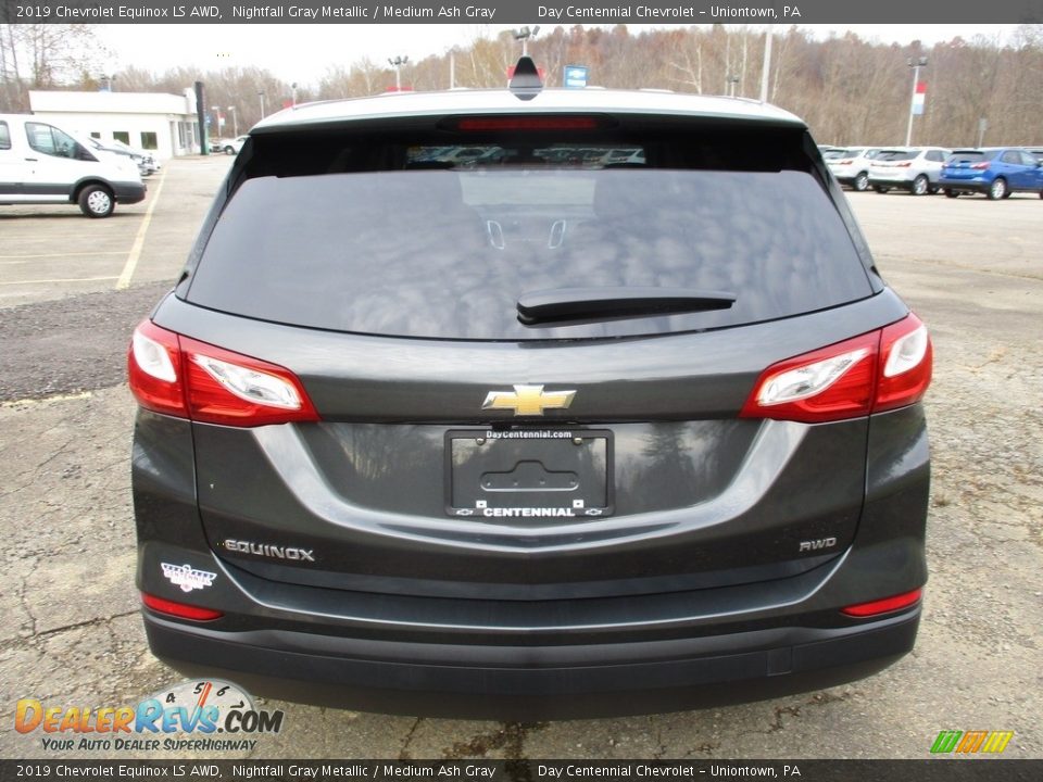 2019 Chevrolet Equinox LS AWD Nightfall Gray Metallic / Medium Ash Gray Photo #3
