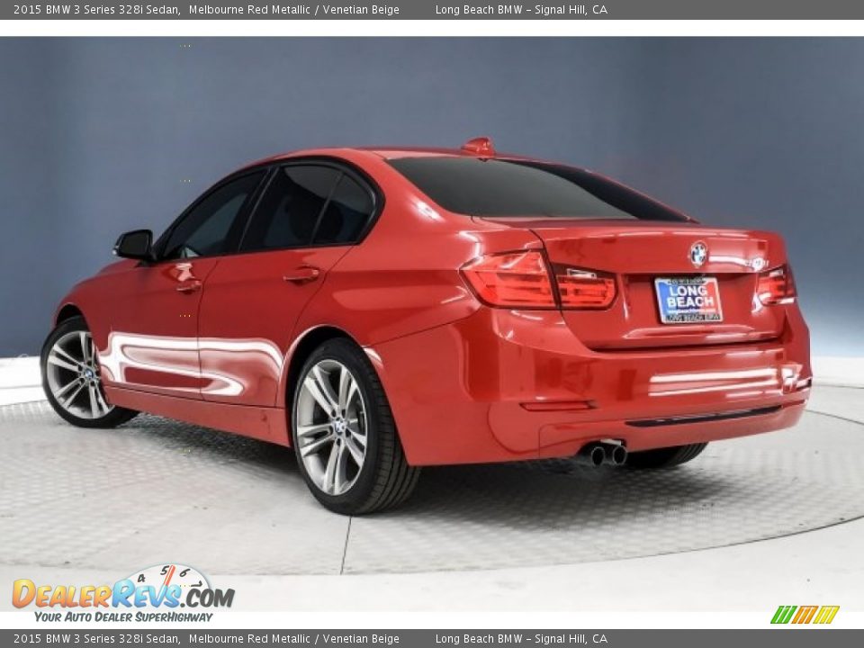 2015 BMW 3 Series 328i Sedan Melbourne Red Metallic / Venetian Beige Photo #10
