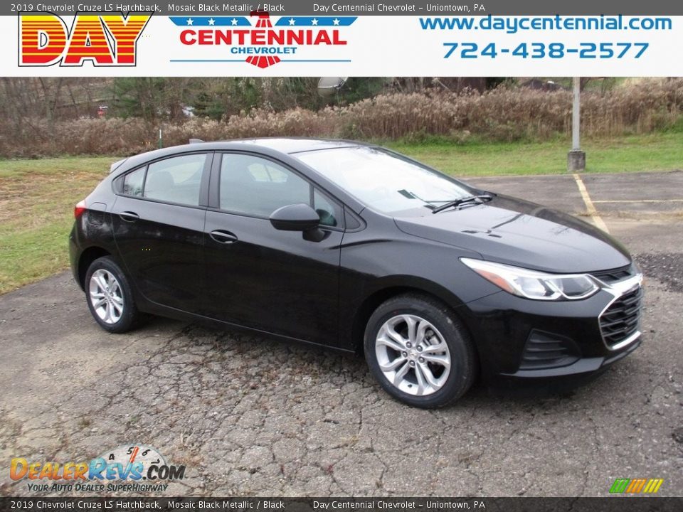 2019 Chevrolet Cruze LS Hatchback Mosaic Black Metallic / Black Photo #1
