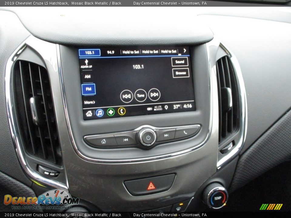 2019 Chevrolet Cruze LS Hatchback Mosaic Black Metallic / Black Photo #11