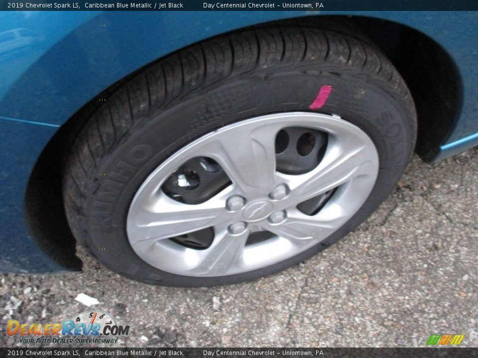 2019 Chevrolet Spark LS Caribbean Blue Metallic / Jet Black Photo #5
