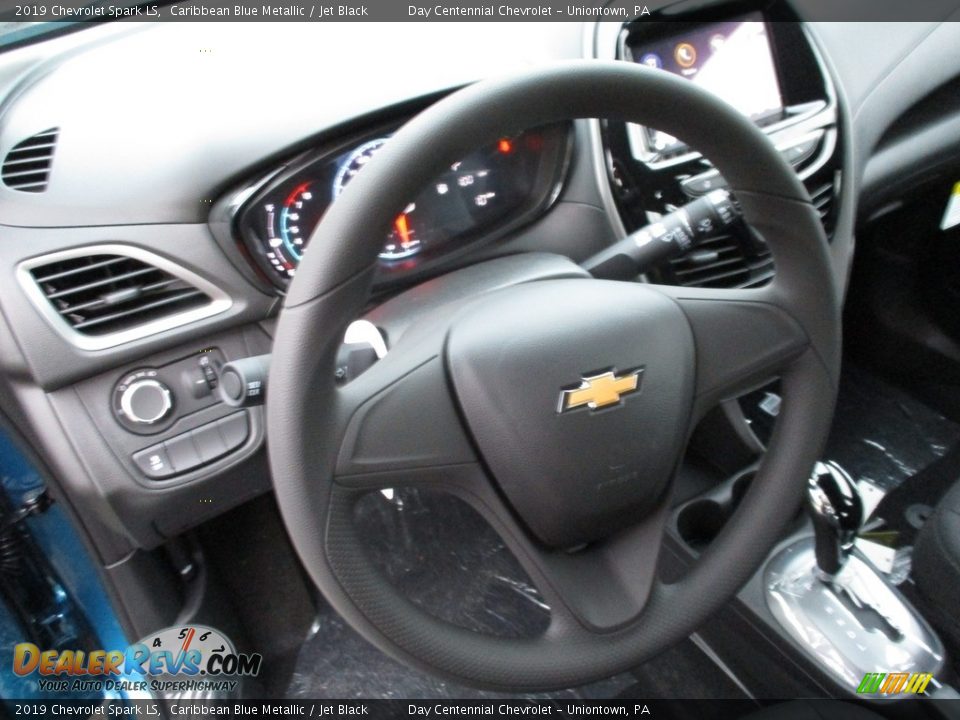 2019 Chevrolet Spark LS Caribbean Blue Metallic / Jet Black Photo #9