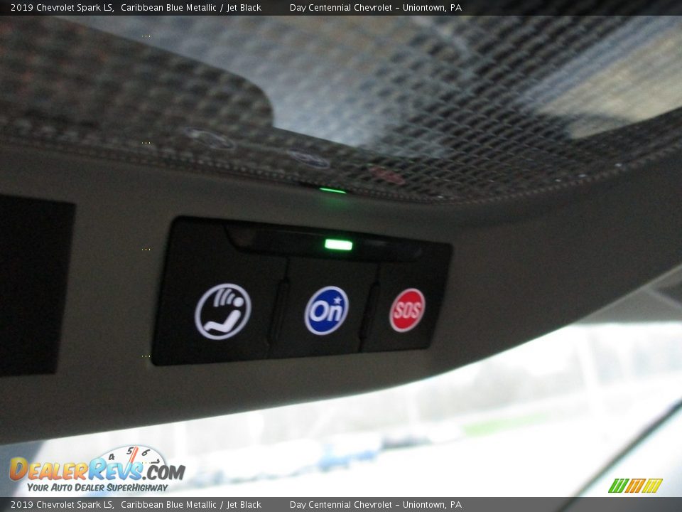 2019 Chevrolet Spark LS Caribbean Blue Metallic / Jet Black Photo #13