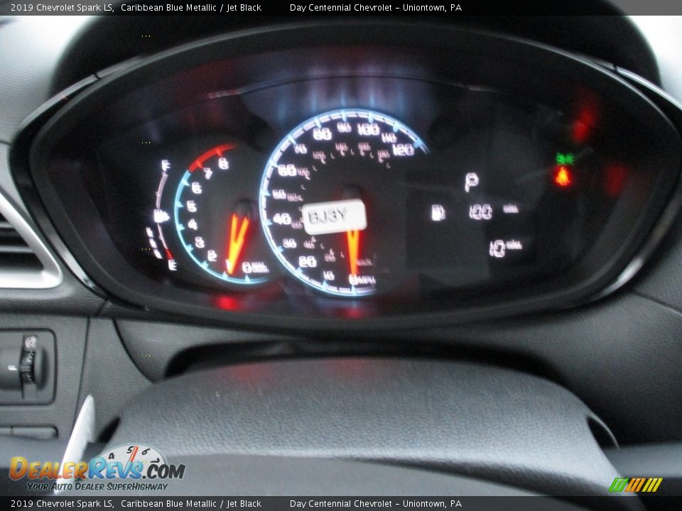 2019 Chevrolet Spark LS Caribbean Blue Metallic / Jet Black Photo #15