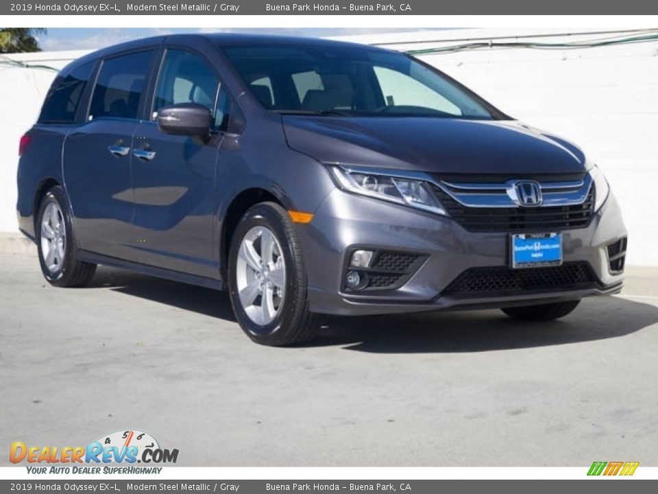 2019 Honda Odyssey EX-L Modern Steel Metallic / Gray Photo #1