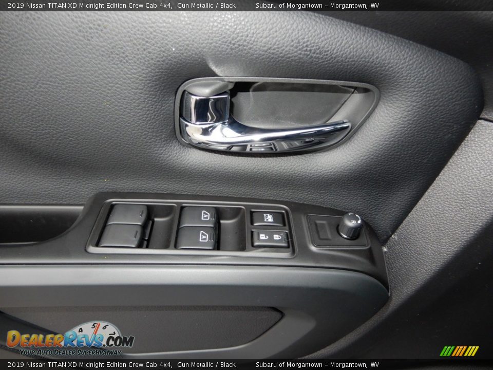 Door Panel of 2019 Nissan TITAN XD Midnight Edition Crew Cab 4x4 Photo #14