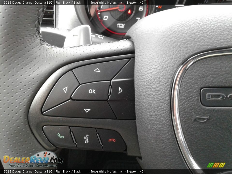 2018 Dodge Charger Daytona 392 Pitch Black / Black Photo #17