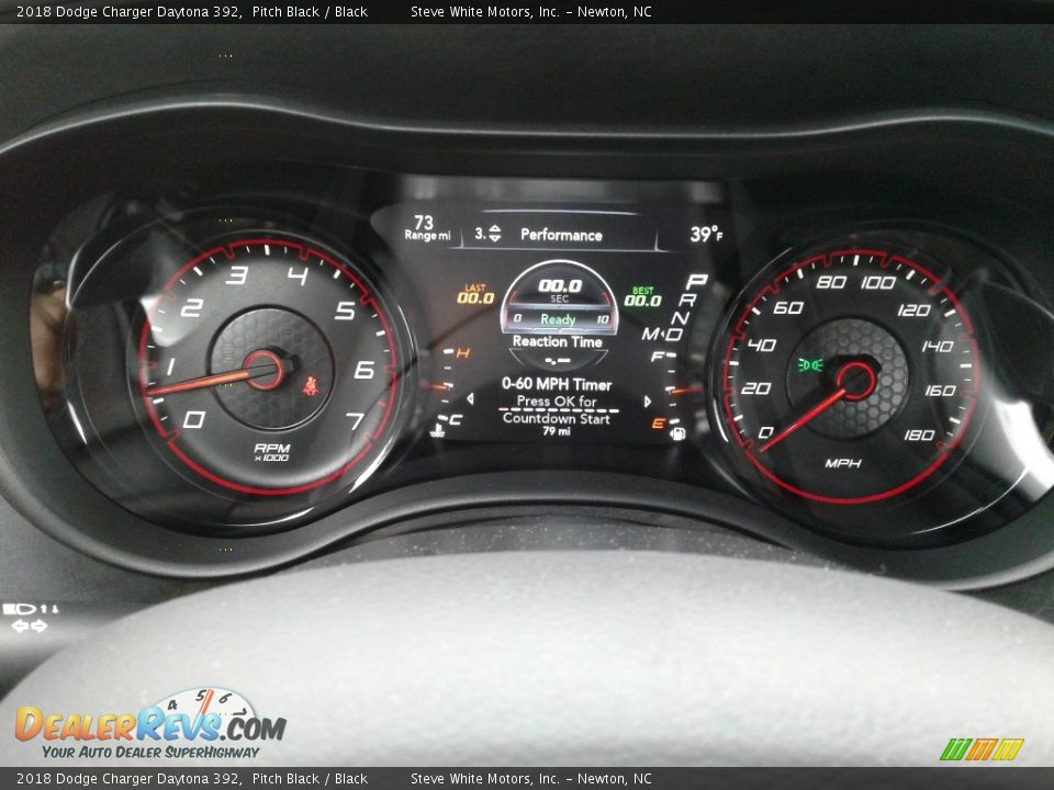 2018 Dodge Charger Daytona 392 Pitch Black / Black Photo #19