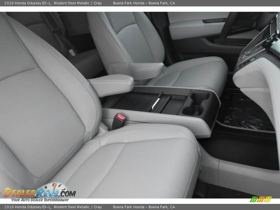 2019 Honda Odyssey EX-L Modern Steel Metallic / Gray Photo #34