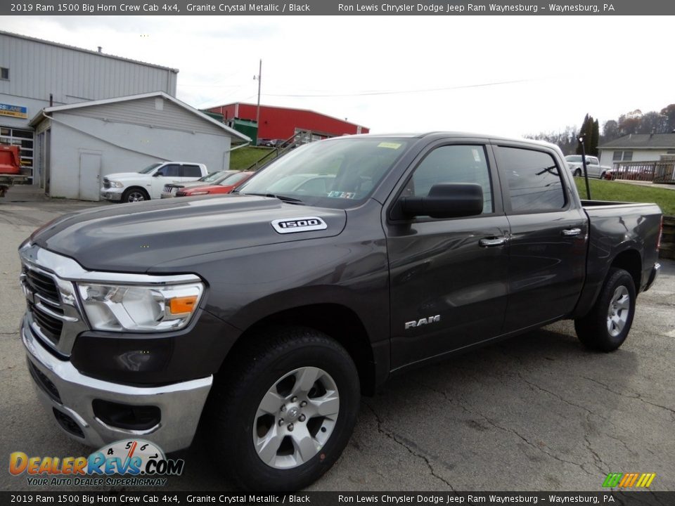 2019 Ram 1500 Big Horn Crew Cab 4x4 Granite Crystal Metallic / Black Photo #1