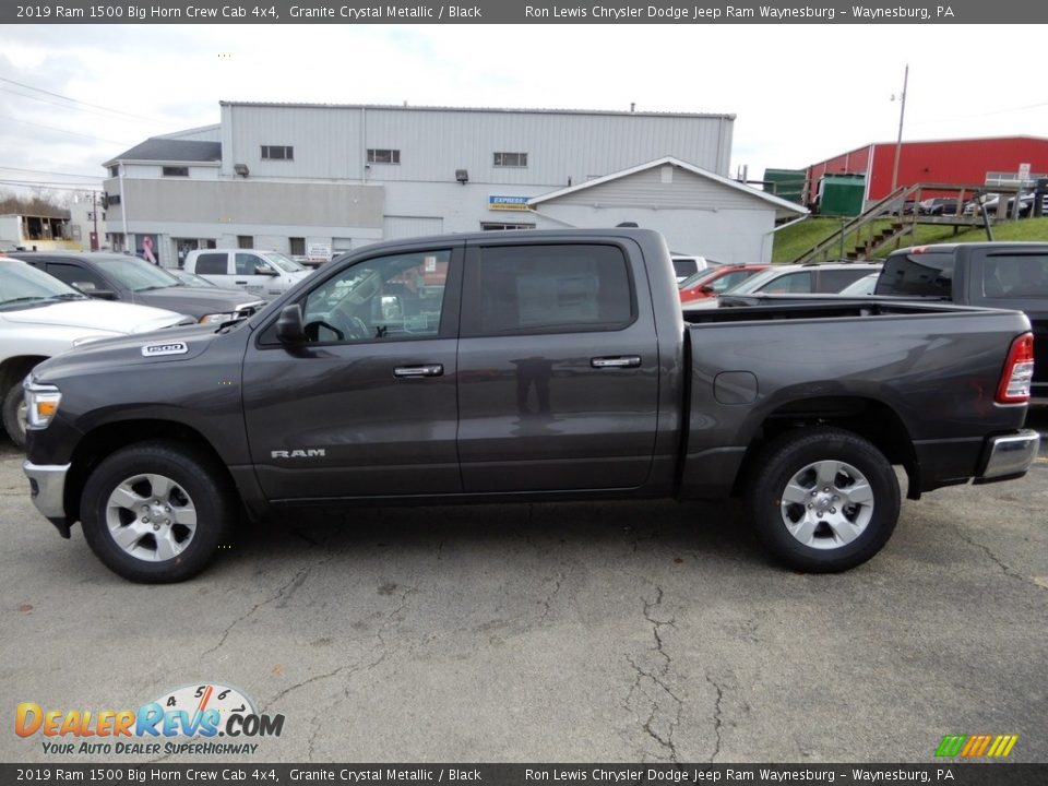 2019 Ram 1500 Big Horn Crew Cab 4x4 Granite Crystal Metallic / Black Photo #2