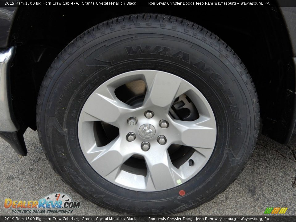 2019 Ram 1500 Big Horn Crew Cab 4x4 Granite Crystal Metallic / Black Photo #9