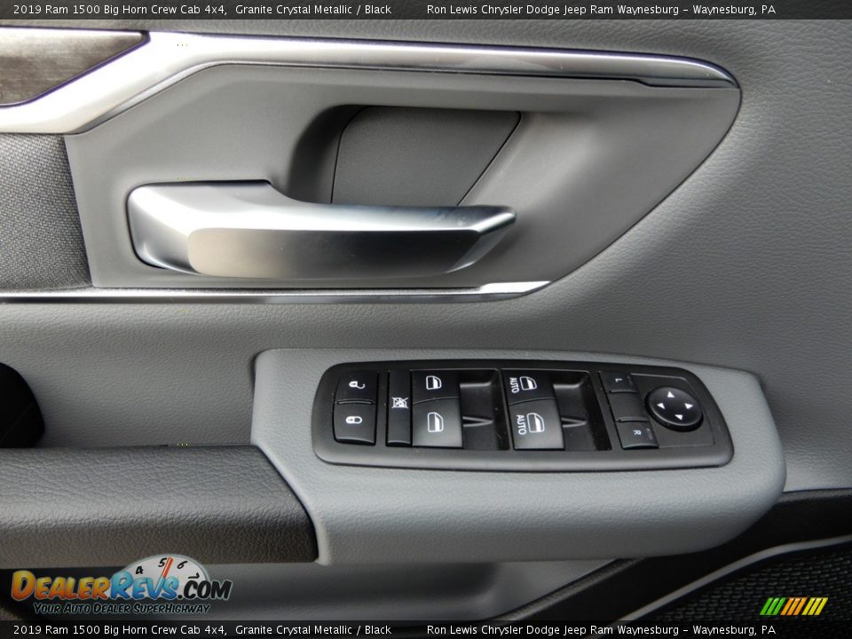 2019 Ram 1500 Big Horn Crew Cab 4x4 Granite Crystal Metallic / Black Photo #14