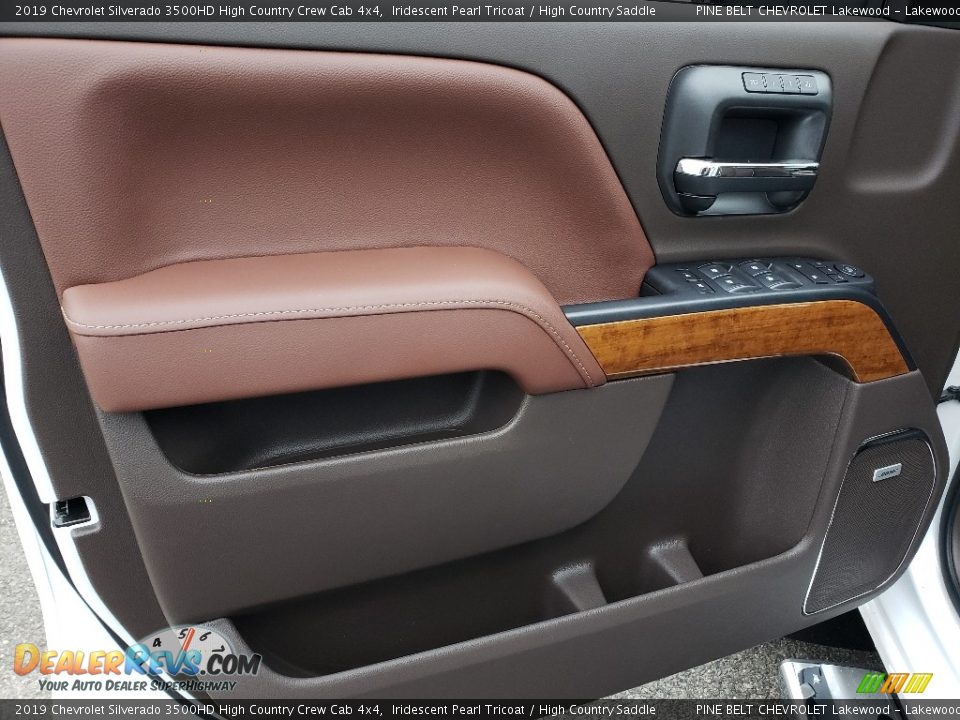 Door Panel of 2019 Chevrolet Silverado 3500HD High Country Crew Cab 4x4 Photo #8