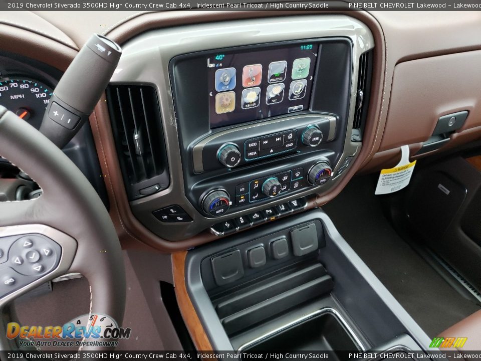 Controls of 2019 Chevrolet Silverado 3500HD High Country Crew Cab 4x4 Photo #10