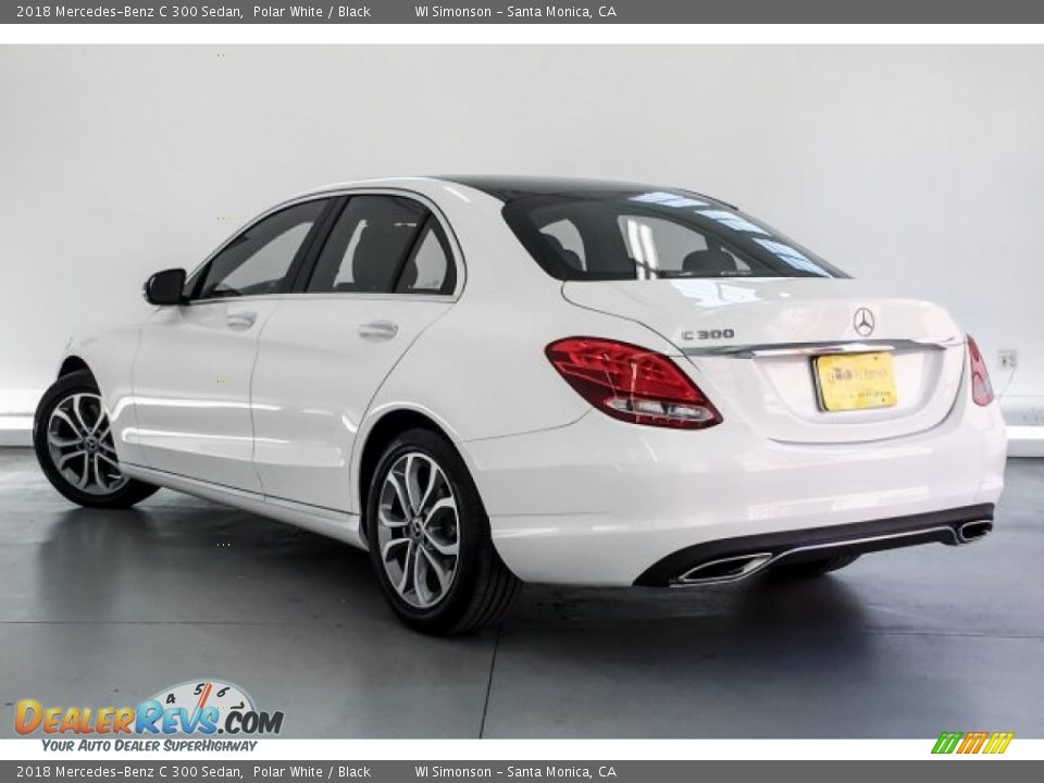 2018 Mercedes-Benz C 300 Sedan Polar White / Black Photo #10