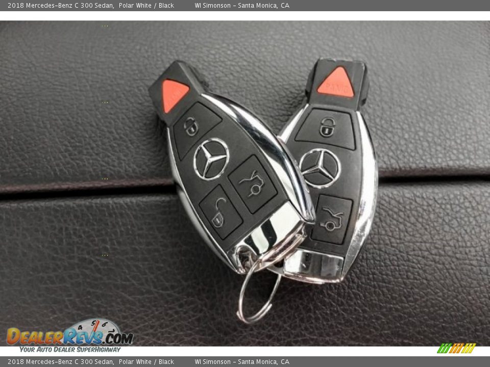 2018 Mercedes-Benz C 300 Sedan Polar White / Black Photo #11
