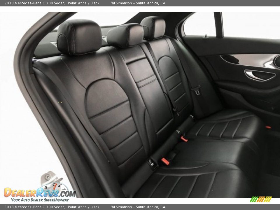 2018 Mercedes-Benz C 300 Sedan Polar White / Black Photo #13