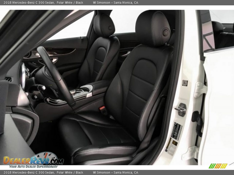 2018 Mercedes-Benz C 300 Sedan Polar White / Black Photo #15