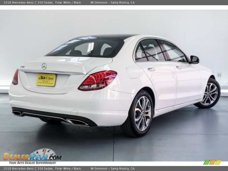 2018 Mercedes-Benz C 300 Sedan Polar White / Black Photo #16