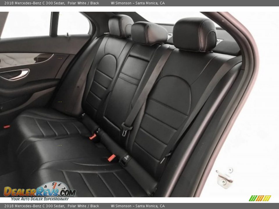 2018 Mercedes-Benz C 300 Sedan Polar White / Black Photo #17