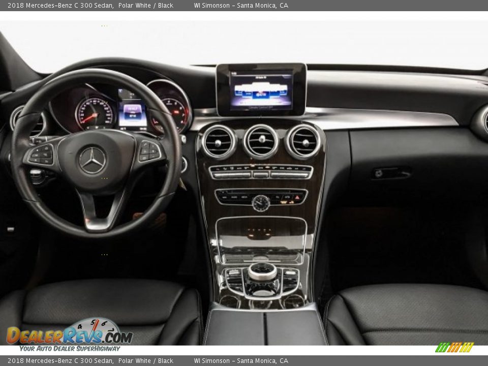 2018 Mercedes-Benz C 300 Sedan Polar White / Black Photo #18