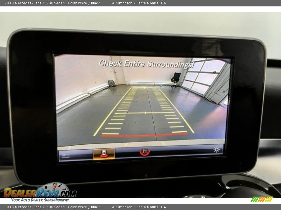 2018 Mercedes-Benz C 300 Sedan Polar White / Black Photo #22