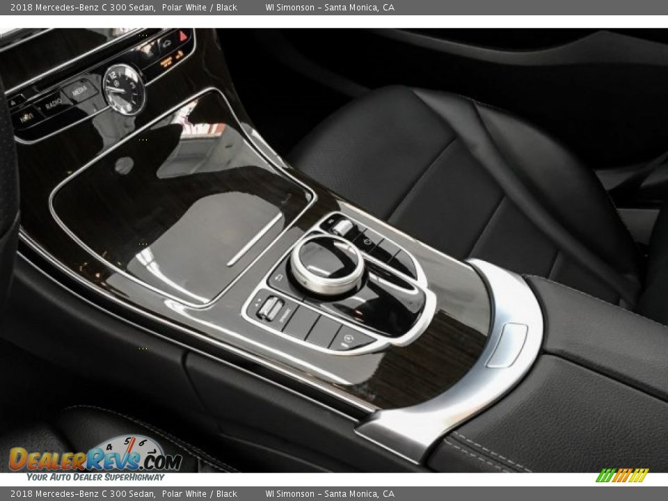 2018 Mercedes-Benz C 300 Sedan Polar White / Black Photo #24